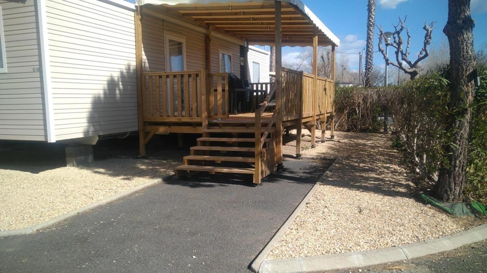 Mobil-Home Oliviers 1 Valras-Plage Eksteriør billede